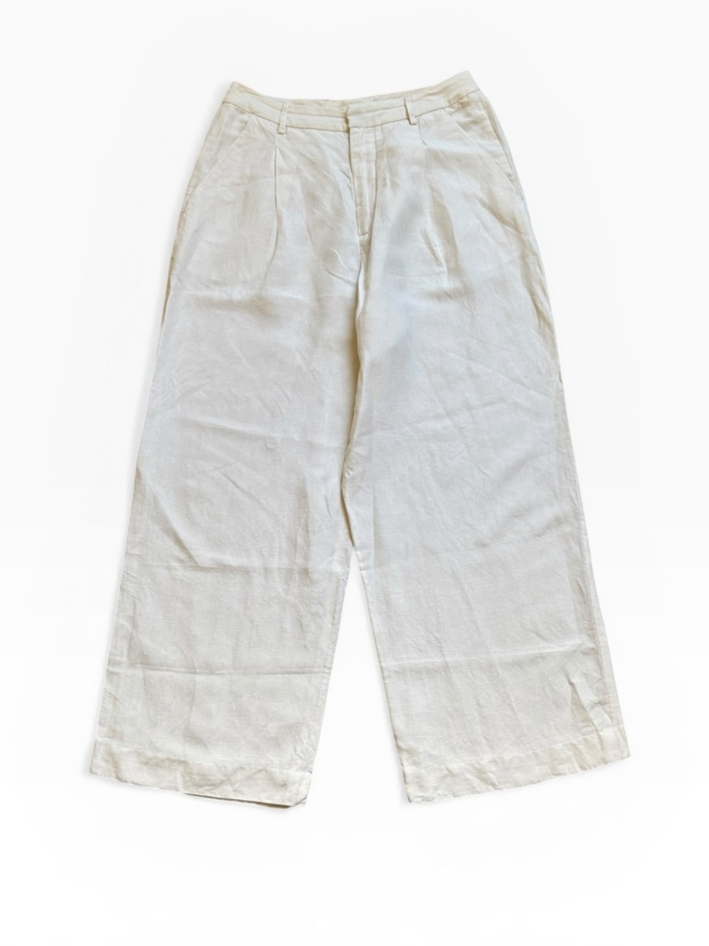 Creatures of Comfort High Waist Silk Linen Pant